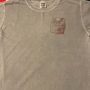 USC Gamecocks graphic tee.. Comfortable,  cool vintage faded look.